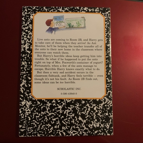 2/$10 Horrible Harry and the Ant Invasion & in Room 2B books 3rd Grade Level - Picture 3 of 7